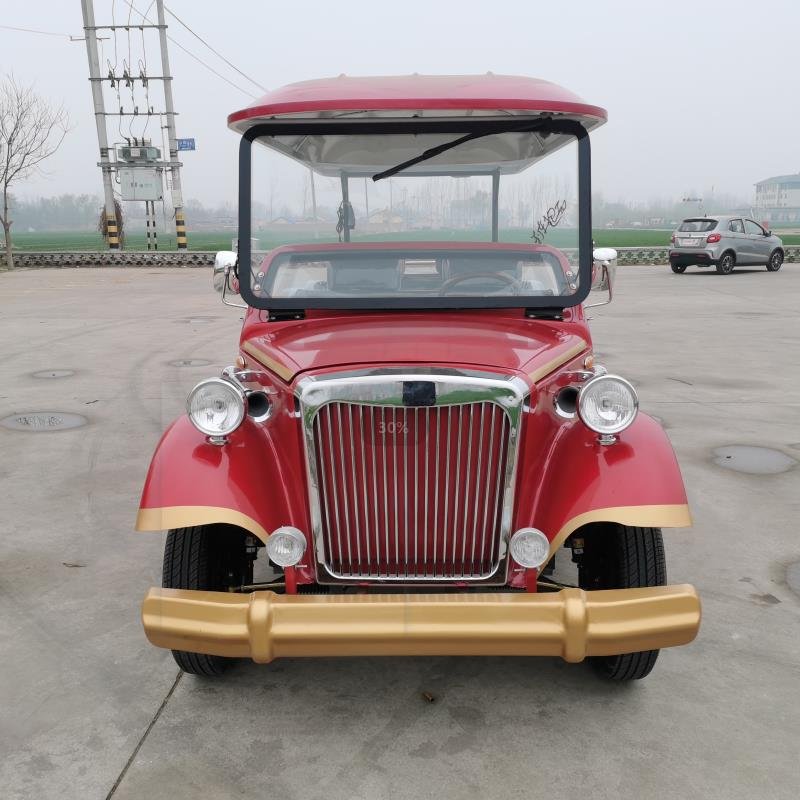 Qingdao Raysince 12 Seaters Electric Retro Car Wholesale Price Vintage Electric Car